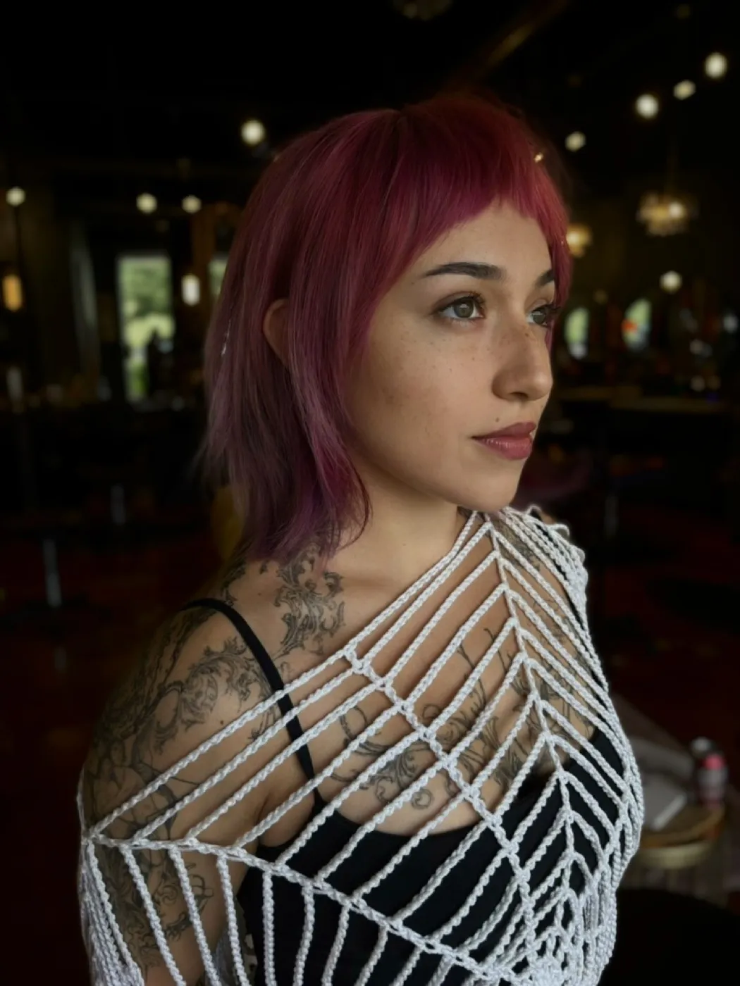 Bright pink color with a soft shadow root